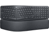 Teclado inalámbrico - Logitech ERGO K860, Bluetooth, RF inalámbrico, Ergonómico, Gris