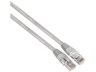 Cable de red - Hama 00200910, 3 m, 1 GBit/s, U/UTP, CAT 5e, Enchufe RJ45, Gris