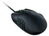 Ratón gaming - Razer Naga X, Por cable, 18000 ppp, 16 Teclas programables, USB Type-A, Negro