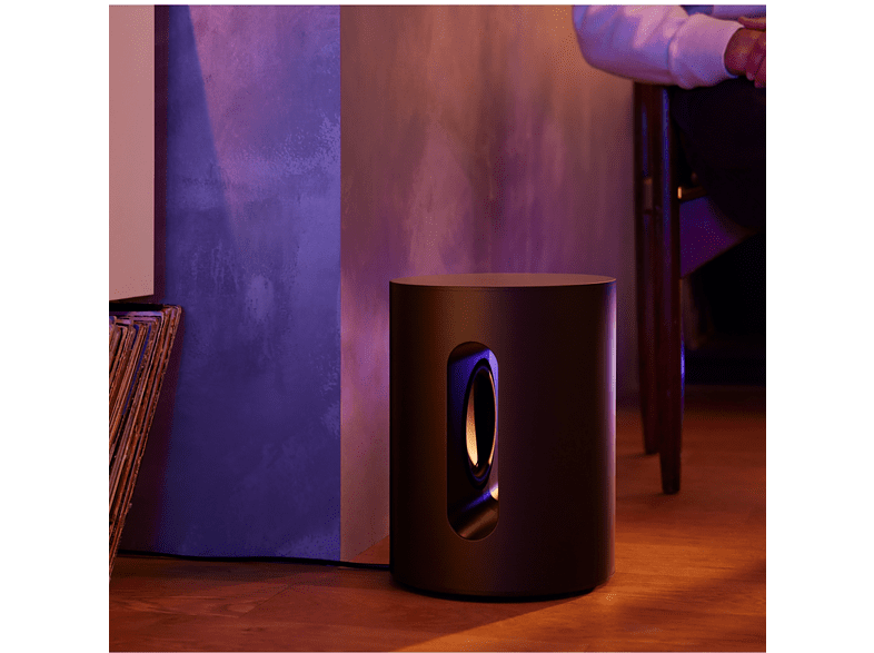 Subwoofer - Sonos Sub Mini, Dos woofers de 6, 5 GHz, Negro