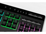 Pack Teclado + Ratón - Corsair K55 , QWERTY, USB, Retroiluminación LED RGB, 1000 Hz, DPI, Negro