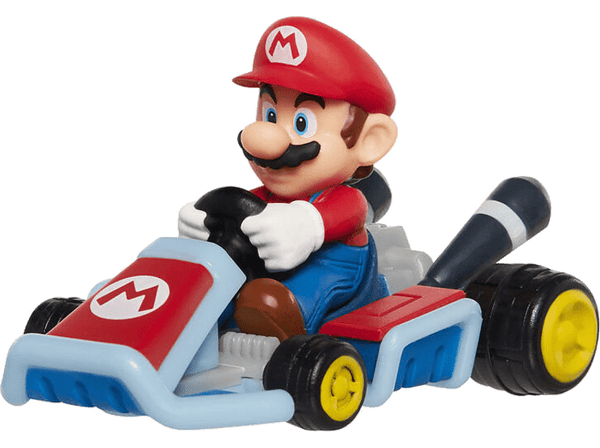Figura - NINTENDO Super Mario Kart Racers Mario, Rojo