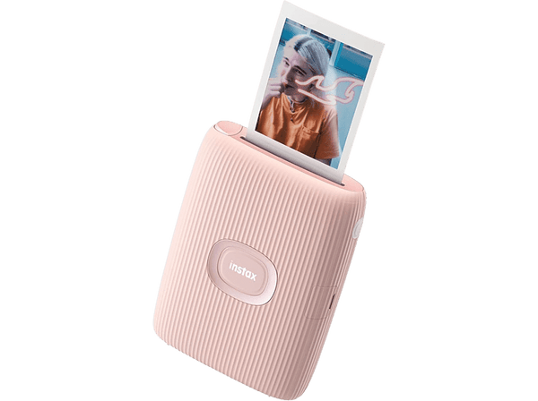 Impresora fotográfica - instax Mini Link 2, 46mm x 62mm, Impresión color, Soft Pink