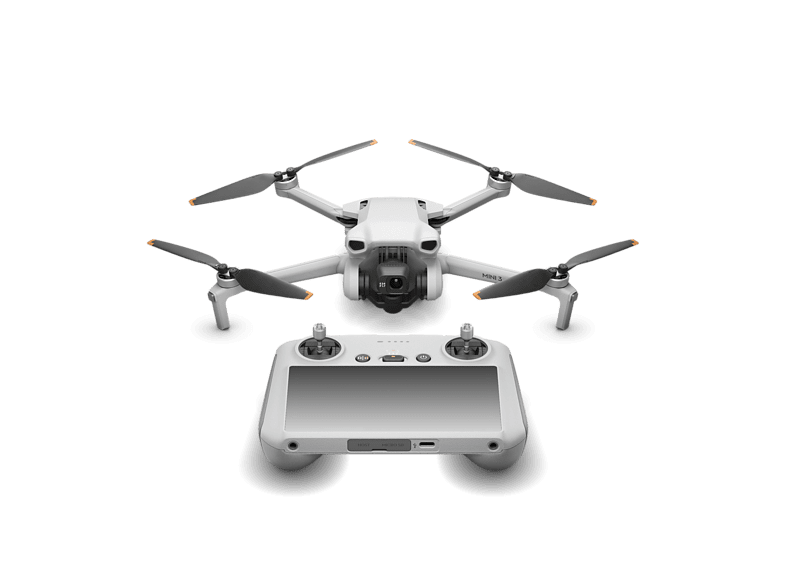 Drone - DJI Mini 3 Fly More Combo, Con mando DJI RC, Hasta 38 min, QuickShots y QuickTransfer, 4K/30 fps, Blanco