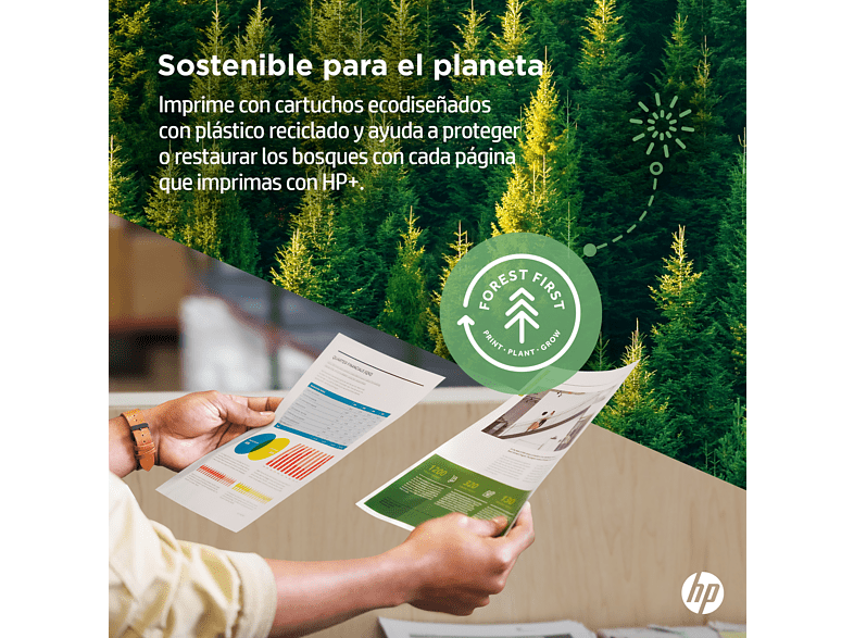 Impresora multifunción - HP OfficeJet Pro 8022e, WiFi, USB, Fax, color, 6 meses impresión Instant Ink con HP+