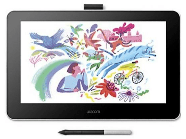Tablet - Wacom One 13, 13.3, Full HD, HDMI, Pantalla gráfica, Windows 10 Pro, Negro