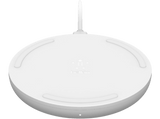Cargador inalámbrico - Belkin WIA001vfWH, 10 W, Qi Charge, Para iPhone, Blanco
