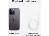 Apple iPhone 14 Pro, Púrpura, 1 TB, 5G, 6.1, Pantalla Super Retina XDR, Chip A16 Bionic, iOS