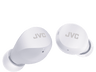 Auriculares True Wireless - JVC Gumy Mini HA-A6T, Control táctil, Autonomía 23 horas, Compatible con asistente de voz, IPX4, Blanco + Estuche de carga