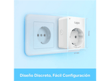 Enchufe inteligente - ‎TP-Link Tapo P110 Mini Smart Wi-Fi, Bluetooth 4.2, Temporizador, Modo Ausente, Blanco