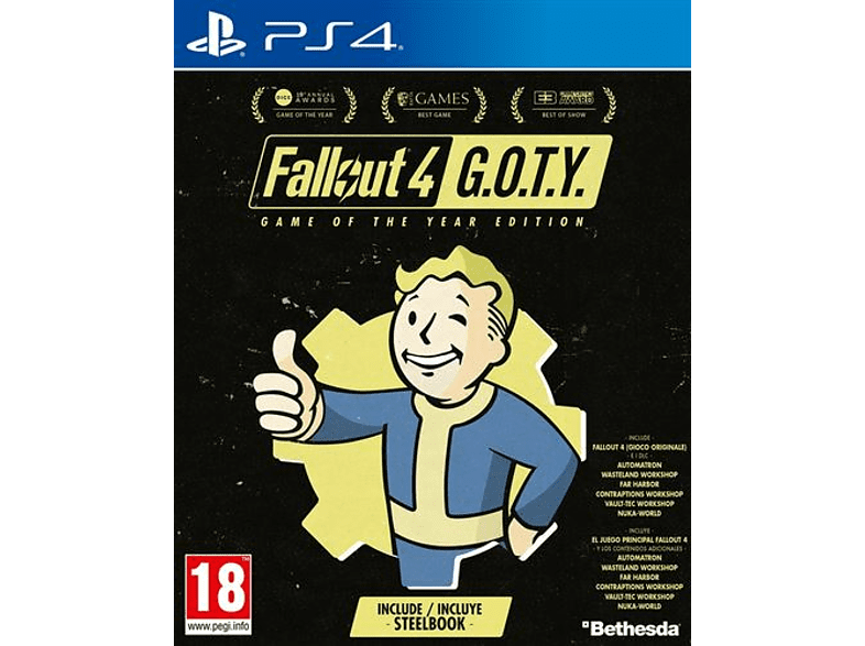 PS4 Fallout 4 GOTY Steelbook Edition