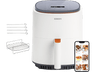 Freidora de aire - Cosori Lite Chef Edition, 1500 W, 3.8 litros, 7 modos cocinado, Pantalla LED táctil, Blanco