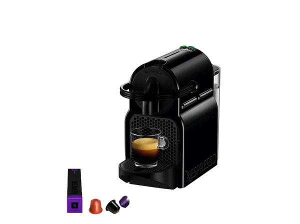 Cafetera de cápsulas - Nespresso® De Longhi INISSIA EN80B, Presión de 19 bares, Potencia 1260W, Negro