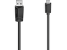 Cable USB - Hama 00200633, De conector USB-A a conector USB-C, 3 m, Negro