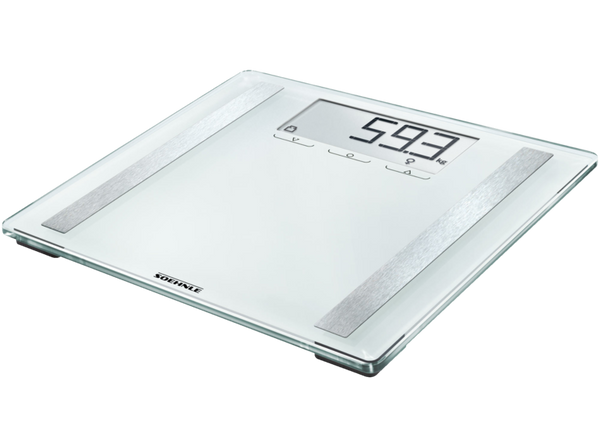 Báscula de baño - Soehnle 63858 Control 200, Peso máximo 180Kg, Análisis corporal, Precisión 100gr