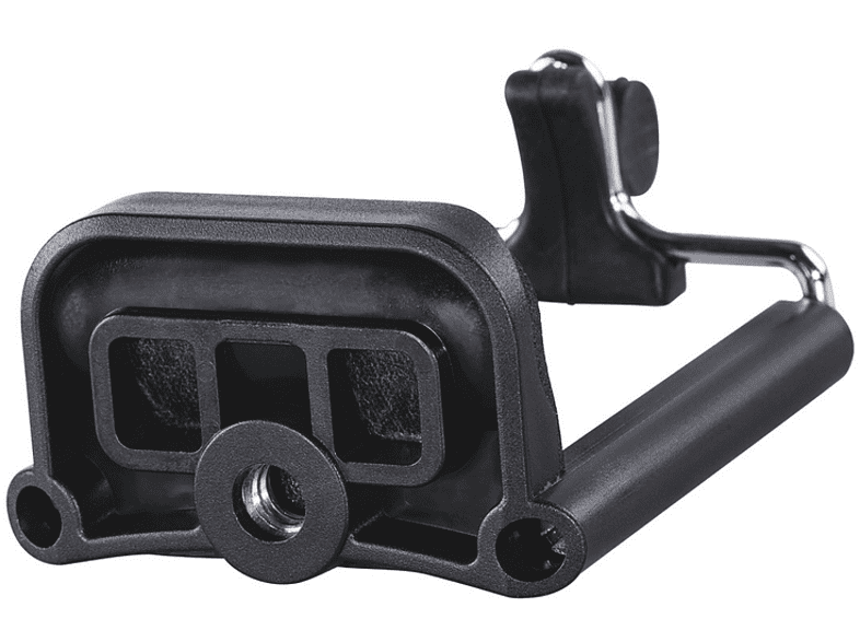 Soporte móvil - Hama 00004637, Universal, Para trípodes y palos selfie, 8.20 cm, 1/4, Negro