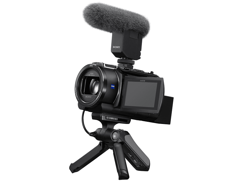 Videocámara - Sony FDRAX43A, 4K, Zoom óptico 20x (Digital 40x), Gran angular, Enfoque automático rápido, Negro