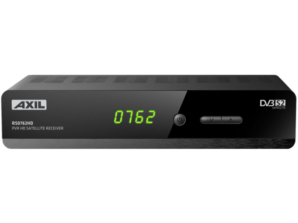 Receptor Satélite HD - Axil RS0762, Grabador, PVR, TimeShift