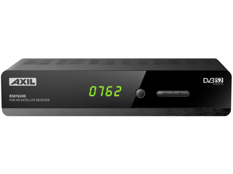 Receptor Satélite HD - Axil RS0762, Grabador, PVR, TimeShift