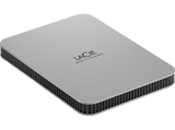 Disco duro externo 5 TB - LaCie Mobile Drive V2 STLP5000400, USB-C, 130 MB/s, Plateado lunar