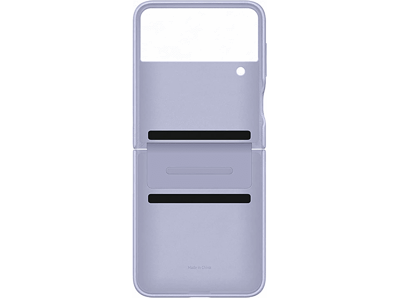 Funda - De piel con solapa, Samsung, Modelo EF-VF721LLEGWW, Para Galaxy Z Flip4, Plegable, Morado