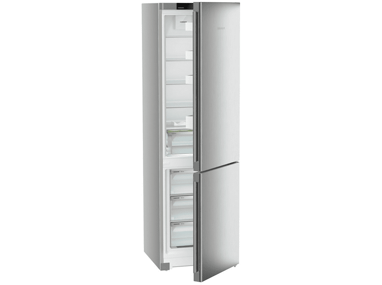 Frigorífico combi - Liebherr KGNSFD 57Z03, 371 l, 201 cm, No Frost, EasyOpen, LED, Power Cooling-System, Gris
