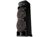 Altavoz Bluetooth - LG RNC9, Luces Multi Color, Efectos DJ. Función karaoke. Efectos de Voz, Negro