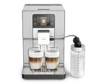 Cafetera superautomática - Krups Intuition Experience + EA877D10, 1550 W, 15 bar, 3 L, 8 perfiles, 3 temp., 2 tazas,  Pantalla táctil, OLED, Metal