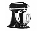 Robot de cocina - Kitchen-Aid 5KSM125EOB, 300W, 4.8L, Negro