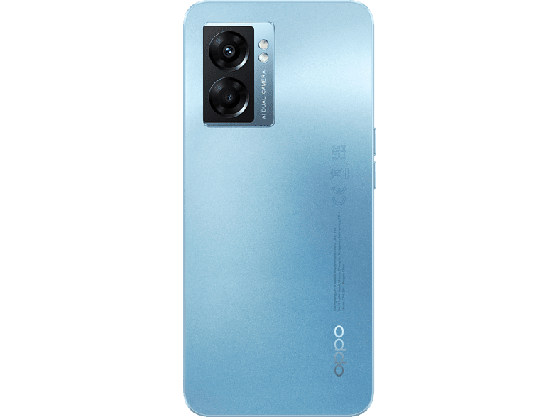 Móvil - OPPO A77 5G, Ocean Blue, 128 GB, 6GB RAM, 6.56 HD+, MediaTek Dimensity 810 5G, 5000 mAh, Android 12