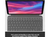 Funda con teclado - Logitech Combo Touch para iPad (10.ª generación), Teclado retroiluminado