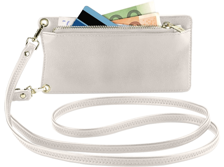 Funda - CellularLine Mini Bag Essential, Universal, Blanco