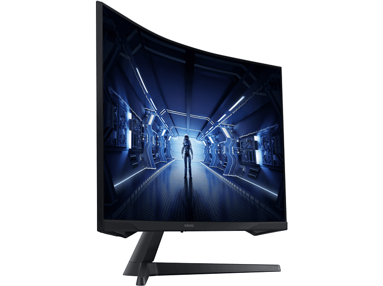 Monitor gaming - Samsung Odyssey G5 LC32G55TQBUXEN, 32, WQHD, 1 ms, 144 Hz, Negro