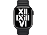 Apple Watch Correa de eslabones de piel, 41mm, Talla S/M, Medianoche