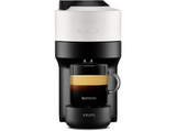 Cafetera de cápsulas - Nespresso® Krups Vertuo Pop XN920110, 1500 W,  0.56 L, Tecnología Centrifusion, Wi-Fi, Coconut White