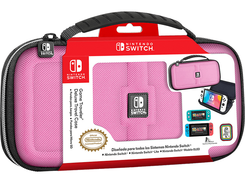 Funda - Ardistel Game Traveler case NNS30P, Para Nintendo Switch, Rosa