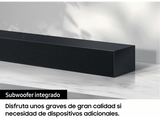 Barra de sonido - Samsung HW-C400/ZF, Bluetooth, Subwoofer Integrado, 40 W, Negro