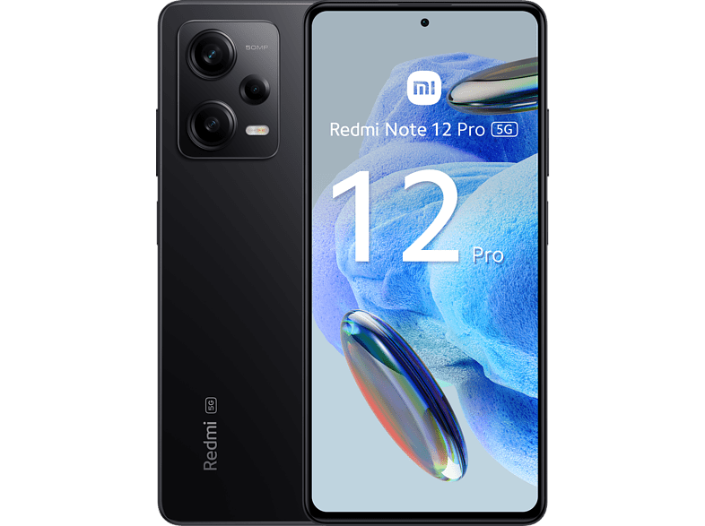 Móvil - Xiaomi Redmi Note 12 Pro 5G, Negro, 128 GB, 8 GB RAM, 6.67 AMOLED FHD+ 120Hz, MediaTek Dimensity 1080 2,6 Ghz, 5000 mAh, Android