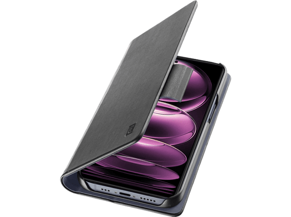 Funda - CellularLine Book, Para Xiaomi REDMI NOTE 12 PRO 5G, Tipo libro, Polipiel, Antibacteriana, Negro