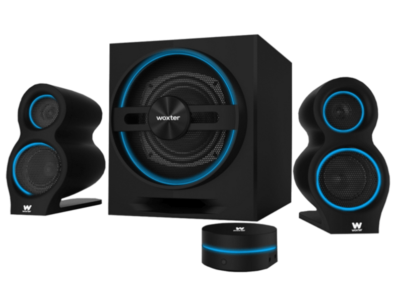 Sistema de altavoces - Woxter Big Bass 500r, 150 W, 2.1, Bluetooth, Negro