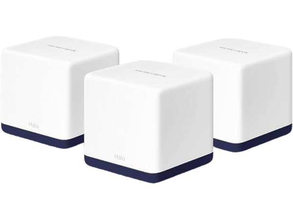 Sistema WiFi Mesh - Mercusys HALO H50G (3-PACK), 1.9 Gbit/s, Doble banda, MU-MIMO, Blanco