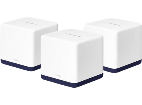 Sistema WiFi Mesh - Mercusys HALO H50G (3-PACK), 1.9 Gbit/s, Doble banda, MU-MIMO, Blanco