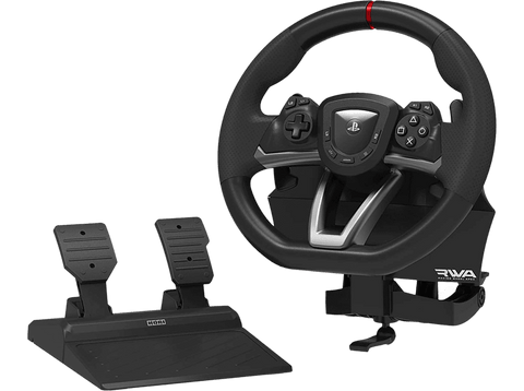 Volante - Hori Racing Wheel Apex, Para PS4, PS5 y PC, 270°, Negro + Pedales