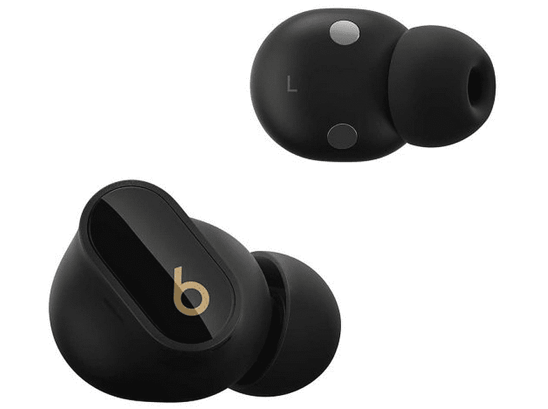 Apple Beats Studio Buds + (2023), Auriculares True Wireless, Cancelación de Ruido, Apple, Android, Negro / Oro