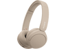 Auriculares inalámbricos - Sony WH-CH520, Bluetooth, 50 horas de autonomía, Carga rápida, 360 Audio, Conexión multipunto, Cascos estilo diadema, Beige