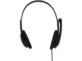 Auricular con cable - Hama Essential HS 200 Binaurale Diadema Negro, Plata