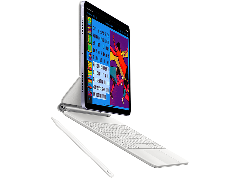 Apple iPad Air, 256 GB, Blanco estrella, WiFi, 10.9, Liquid Retina, Chip M1 con Neural Engine