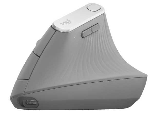 Ratón inalámbrico - Logitech Vertical MX, Ergonómico, 4000 ppp, Inalámbrico, Negro