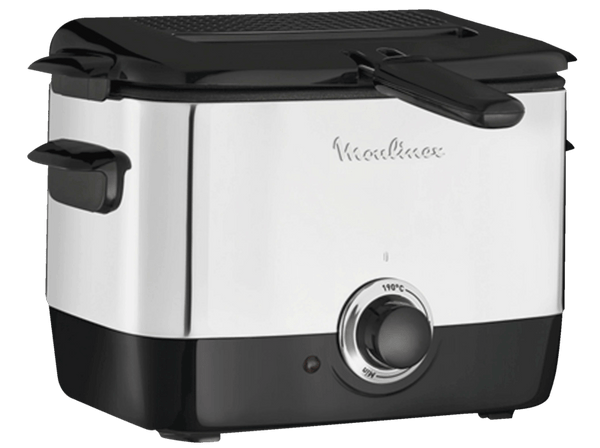 Freidora - Moulinex AF 2200 Minifrito Potencia 1000W, Capacidad 1L, Termostato regulable de