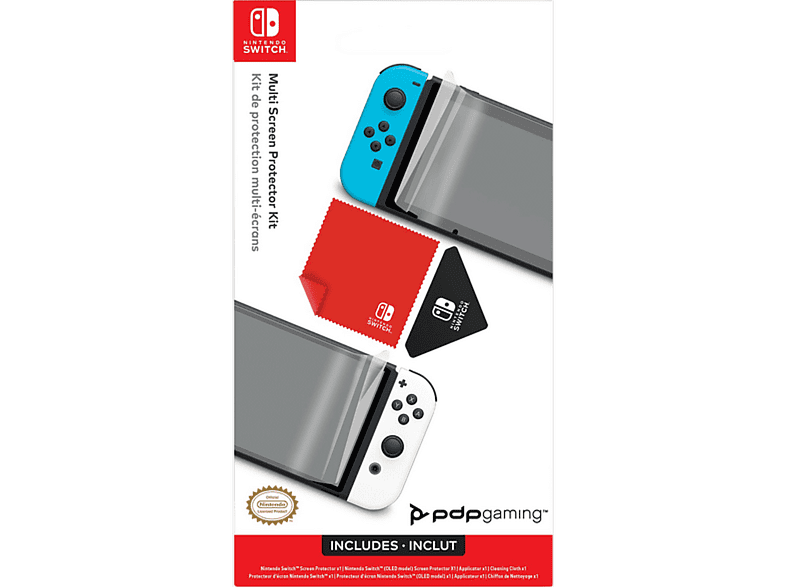 Protector pantalla - PDP Multiple Screen Protector, Para Nintendo Switch/ Nintendo Switch OLED, Transparente
